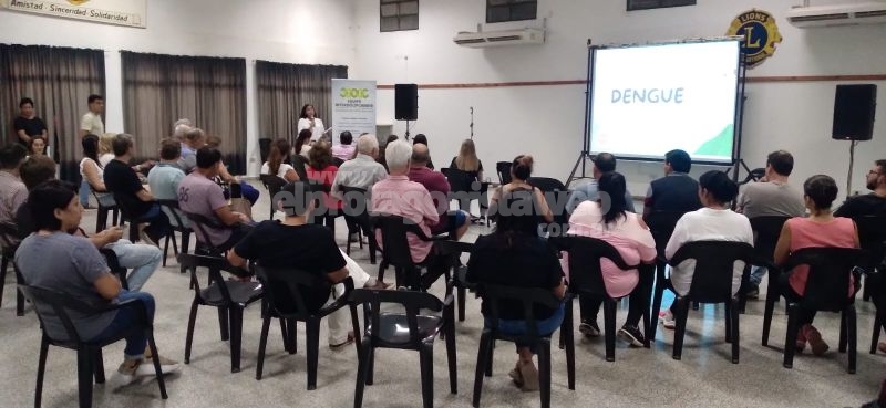 Borla y el Club de Leones llevaron adelante una charla sobre prevención y concientización del Dengue