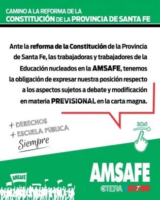 amsafe-exige-la-proteccion-de-los-derechos-previsionales-en-la-reforma-constitucional-de-santa-fe-