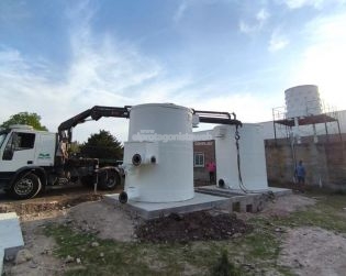 Agua potable para Monte Vera: la nueva planta potabilizadora que financia el Gobierno Provincial ya tiene un 60 % de avance