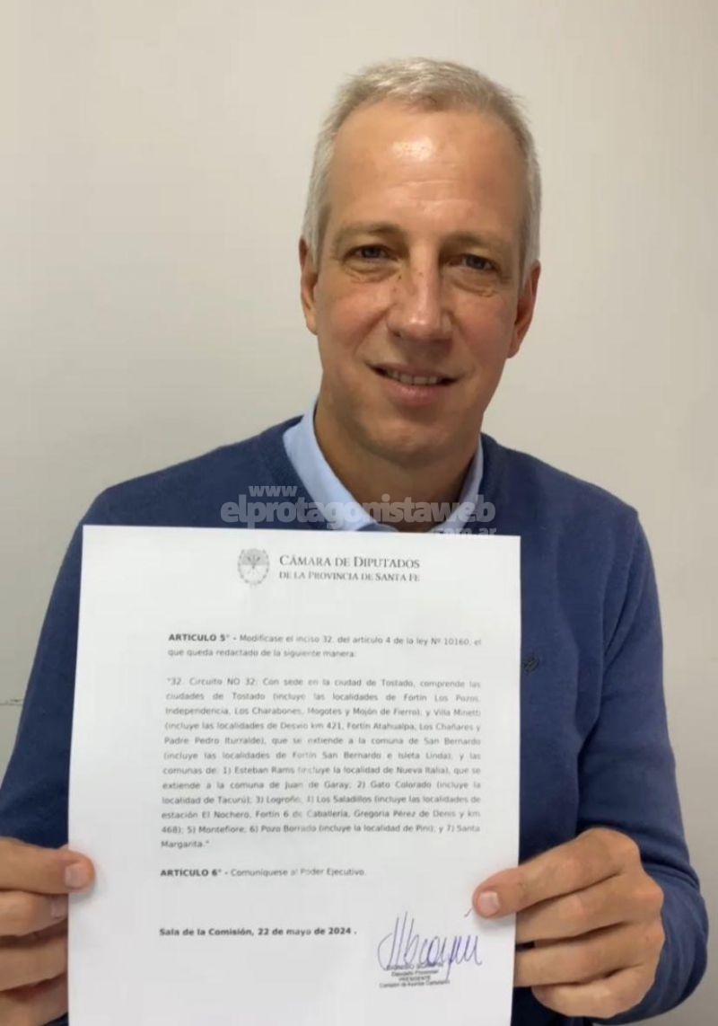Dionisio Scarpin: ''Villa Minetti será ciudad''