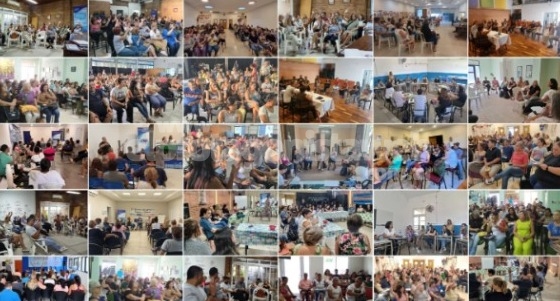 AMSAFE define: Multitudinarias asambleas en toda la provincia