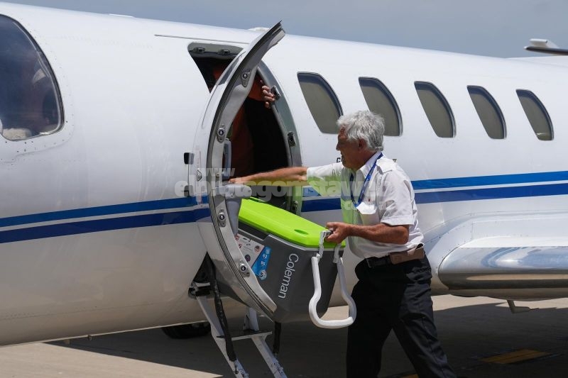 El Aeropuerto Internacional de Rosario volvió a funcionar con un vuelo sanitario clave para un operativo de donación de órganos